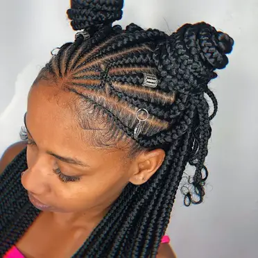 50 Attractive Knotless Braids With Beads To Inspire Your Summer 2024 Style!  - Coils and Glory