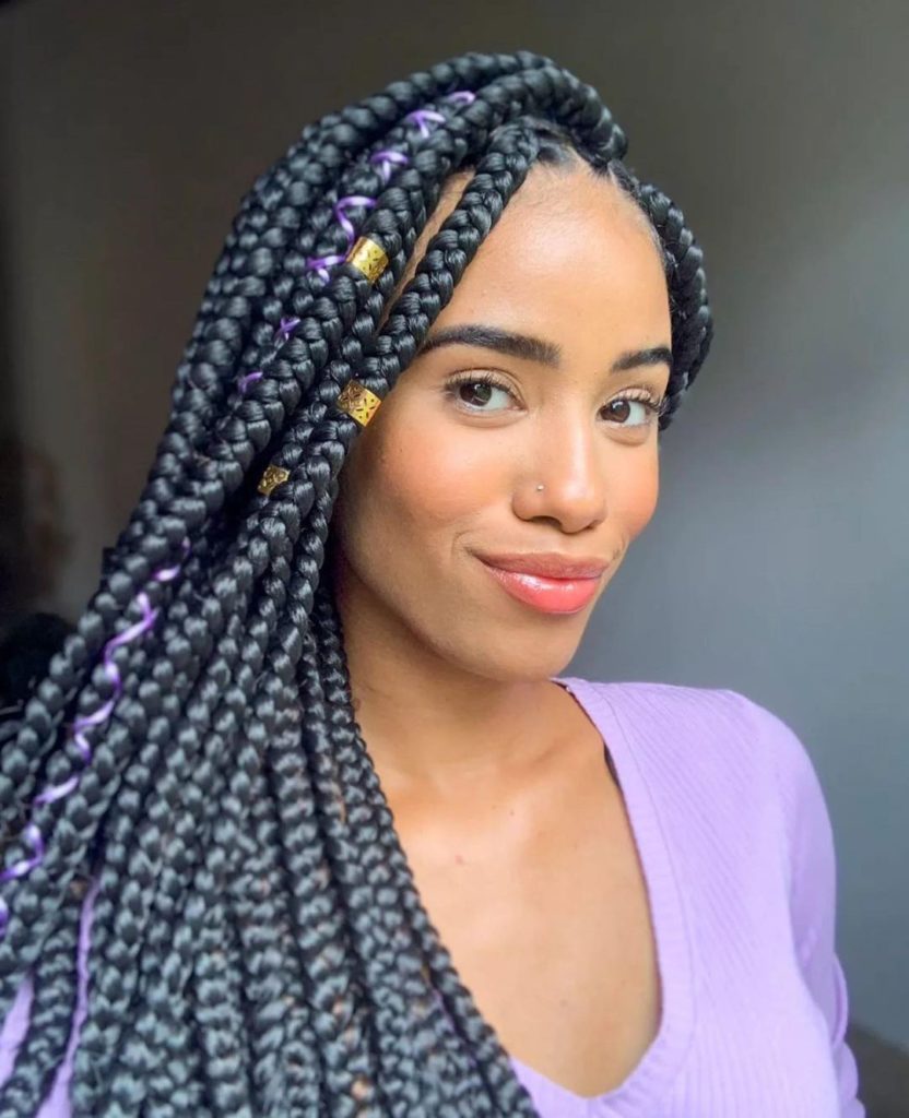 10+ stunning box braids hairstyles for ladies