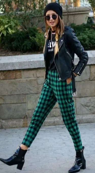 15 Cute Outfits With Checkered Pants