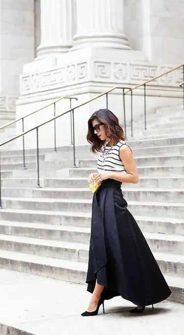 24 Amazing Outfits With High-Low Skirts