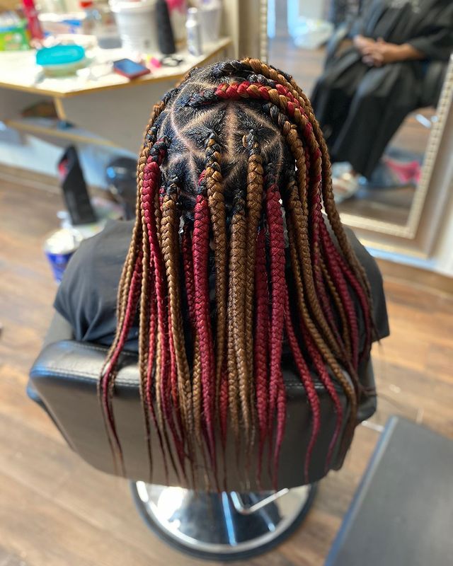 travel braids with knotless