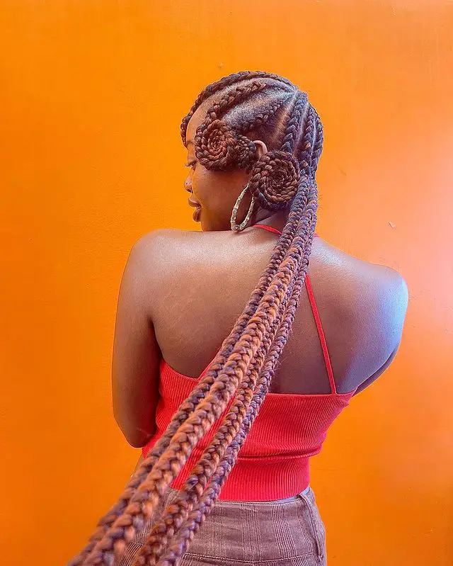 travel braids with knotless